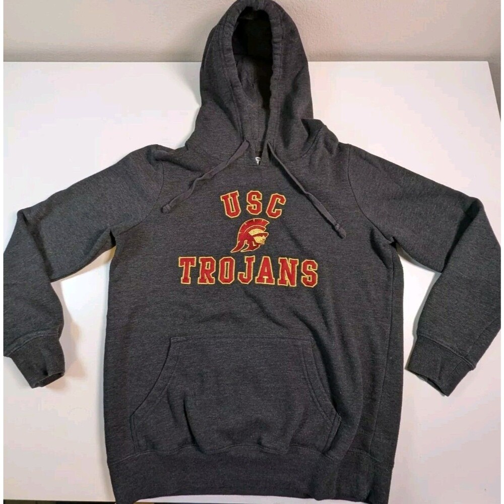 SC Apparel Authentic USC Women Gray Sweatshirt Size M